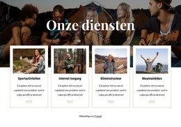 Beschikbaar Voor Campinggasten - Moderne Websjabloon