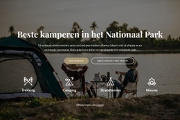 Beste Camping In Het Nationale Park - HTML Website Builder