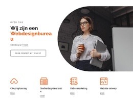 Webontwikkelingsbureau - Responsieve HTML5-Sjabloon