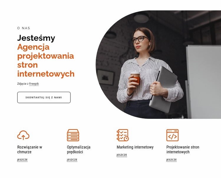 Agencja tworzenia stron internetowych Projekt strony internetowej