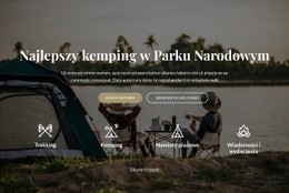 Najlepszy Kemping W Parku Narodowym - Darmowa Strona Docelowa, Szablon HTML5