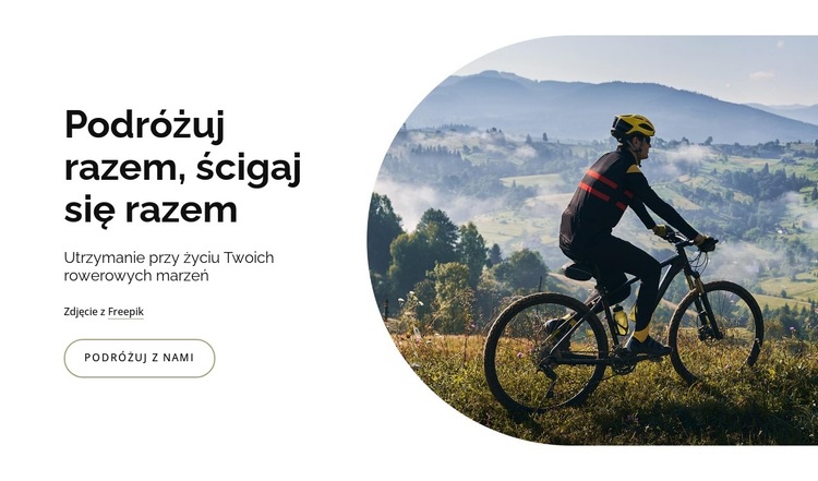 Podróżować razem Szablon witryny sieci Web