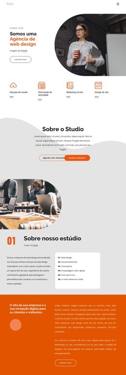 Empresa De Design De Sites - Builder HTML