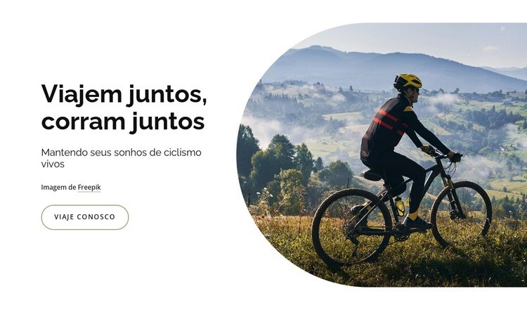 Viajar juntos Modelos de construtor de sites