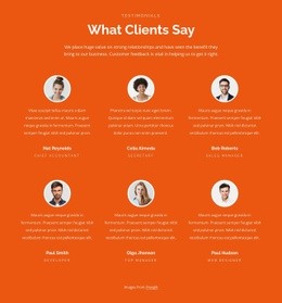 Testimonials