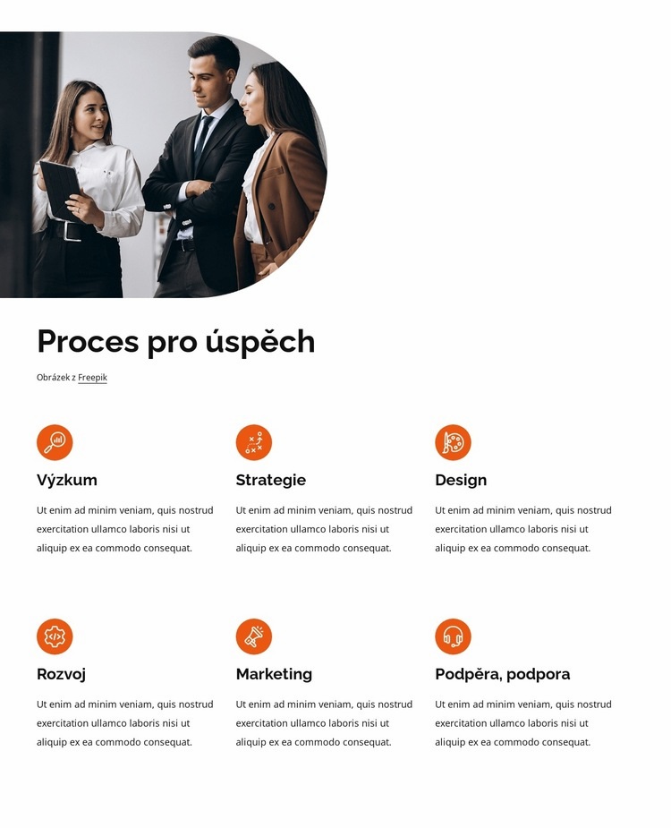 Světový lídr v oblasti koučování a školení Šablona HTML