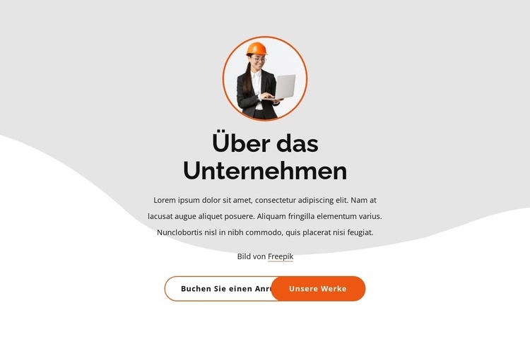 Sperren Sie mit zwei Tasten Website Builder-Vorlagen