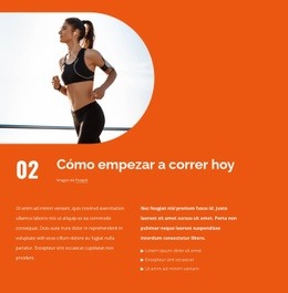 Cómo Empezar A Correr Entrenamientos: Página De Destino Adaptable
