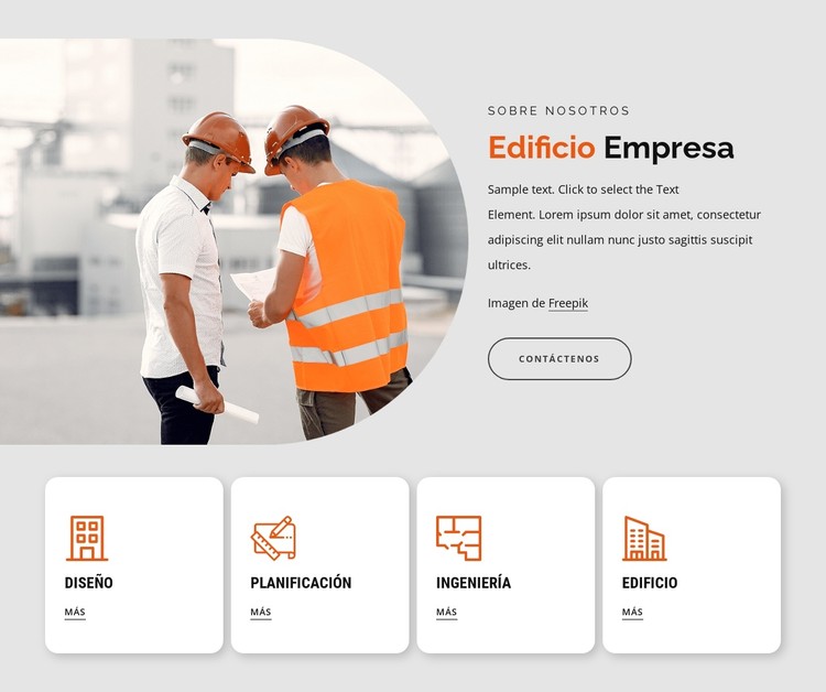 La empresa de construcción más grande Plantilla CSS