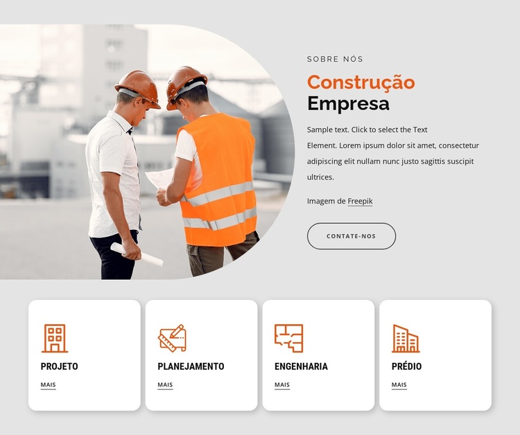 Maior construtora Tema WordPress