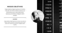 Definimos Metas Para O Desenvolvimento Design Do Site