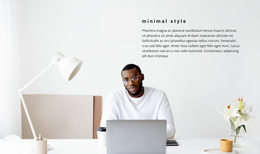 Minimalism In The Workplace Website Design