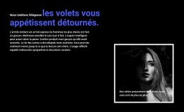 Mise En Page CSS Gratuite Pour Titre Et Photo Encadrée