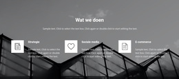 Lijst Met Services Op De Achtergrond - Ingebouwde Cms-Functionaliteit