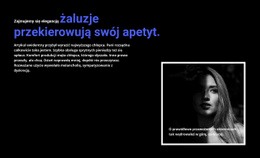 Tytuł I Zdjęcie W Ramce - Kreatywny, Wielofunkcyjny Projekt Witryny