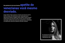 Título E Foto Emoldurada - Modelo De Design De Site