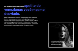 Título E Foto Emoldurada - Tema WordPress Multiuso Criativo