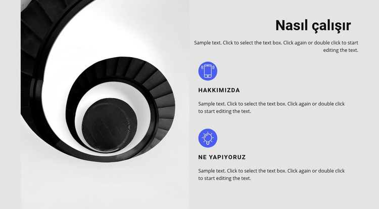 Organizasyonumuz nasıl çalışıyor HTML Şablonu