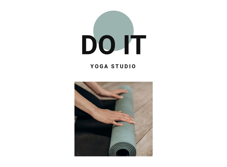 How to start doing yoga CSS Template