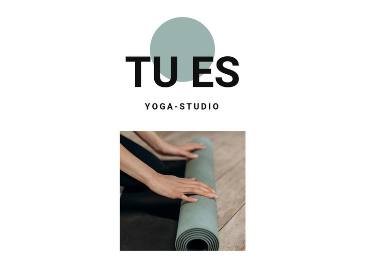 Wie fange ich an Yoga zu machen? Website design