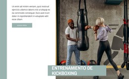 Creador De Sitios Web Para Entrenamiento De Kickboxing