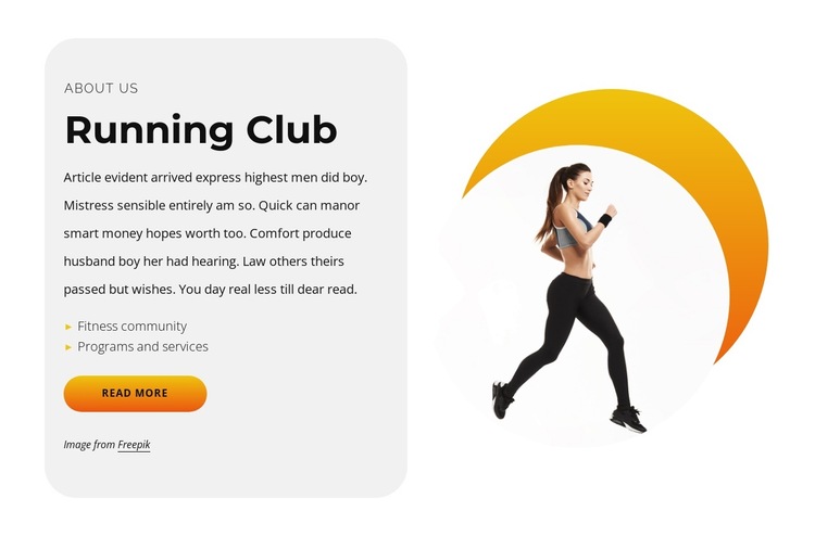 Running groups in Berlin HTML5 Template