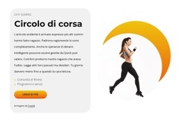 Gruppi Di Corsa A Berlino - Mockup Del Sito Web PSD