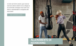 Formazione Di Kickboxing - Modello Di Sito Web Joomla