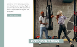 Kickboksen Training - Joomla-Websitesjabloon