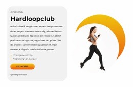 Hardloopgroepen In Berlijn - Mockup Voor Psd-Website