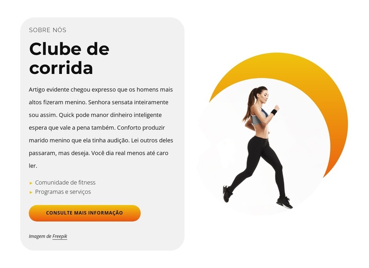 Grupos de corrida em Berlim Tema WordPress