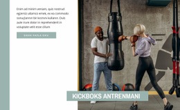 Kickboks Eğitimi - Web Sitesi Tasarımı