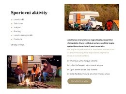 Sportovní Aktivity V Kempu Šablona