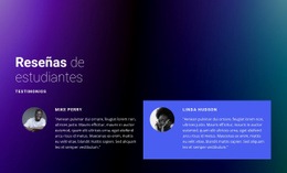 Diseño De Sitio Web Premium Para Opiniones De Los Estudiantes Sobre Los Estudios