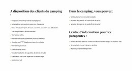 Listes En Deux Colonnes - Conception De Sites Web Professionnels