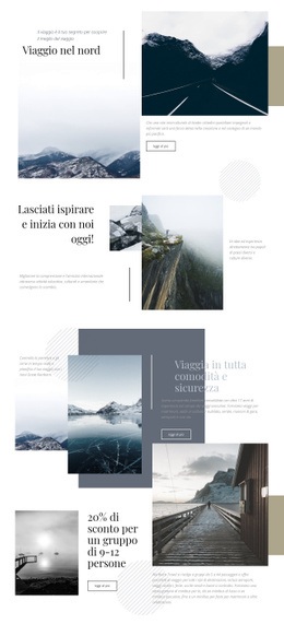 Viaggio Nel Nord - Mockup Del Sito Web Definitivo