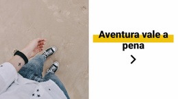 Página De Destino Mais Criativa Para Fragmentos De Viagem