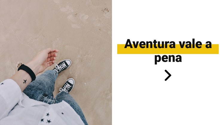 Fragmentos de viagem Landing Page