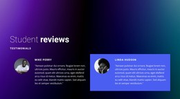 Students' Opinions About Studies - Free HTML Template