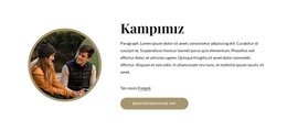 Kampımız - HTML Şablon Kodu