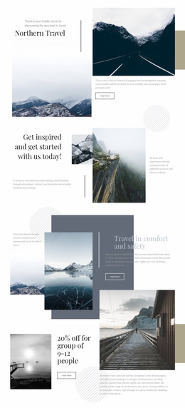 Northern Travel - Website Creator