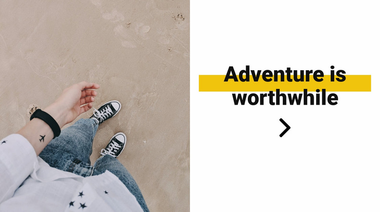 Fragments from travel Website Mockup