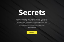 Secrets Of Growing Your Business