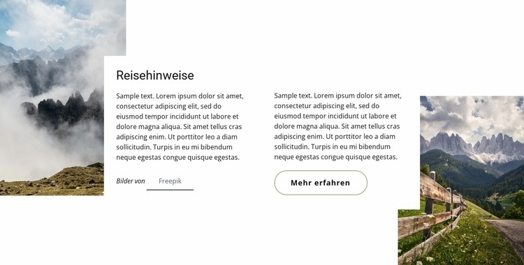 Online-Leitfaden Landing Page