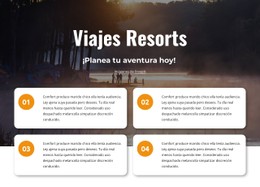 Diseño CSS Para Resorts De Viaje