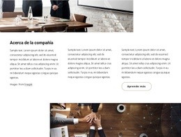 Plantilla HTML5 Premium Para Un Perfil De Empresa