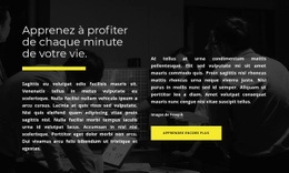 Profitez De Chaque Minute De Votre Vie - Conception Simple