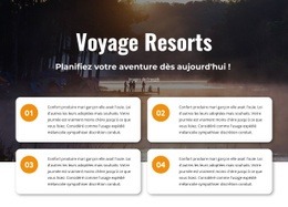 Stations Touristiques - HTML Generator Online