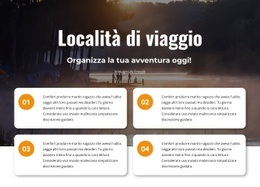 Design Web Straordinario Per Località Di Viaggio