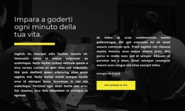 Goditi Ogni Minuto Della Tua Vita - Modello HTML5 Reattivo